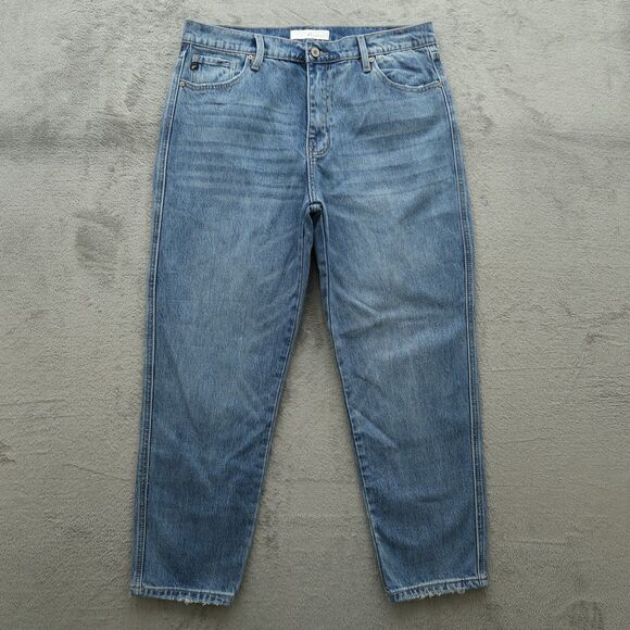 KanCan Jeans Women's Size 28 Blue High-Rise Skinny Denim 26" Inseam Distressed - Picture 1 of 15